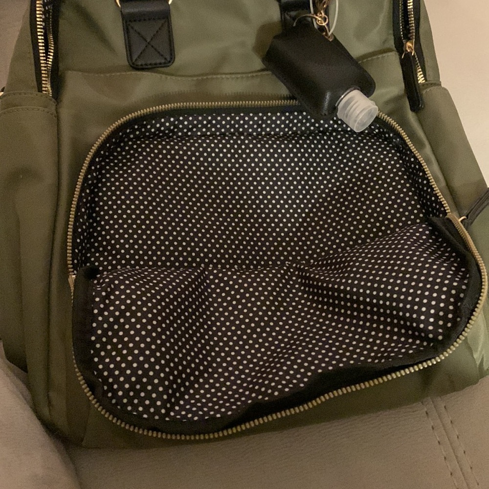 Olive backpack - Picture 4 of 5